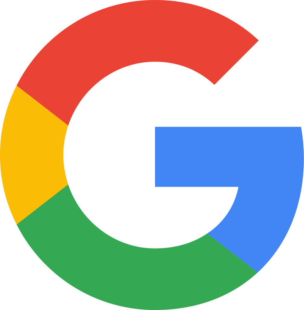 Large, stylized letter "G" in Google's colors: red, yellow, green, and blue, on a transparent background.